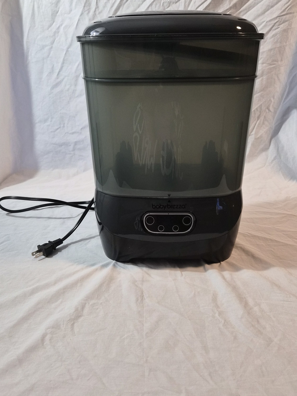 Baby Brezza Electric Bottle Sterilizer in Smoke Gray